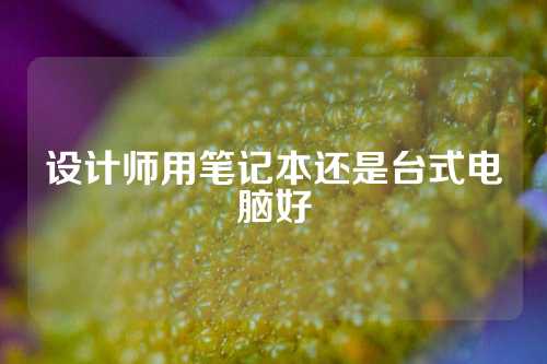 设计师用笔记本还是台式电脑好