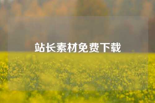 站长素材免费下载