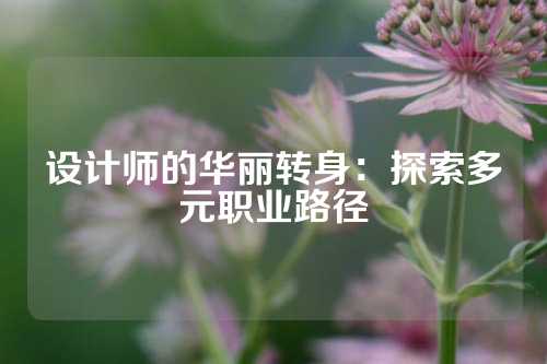 设计师的华丽转身：探索多元职业路径