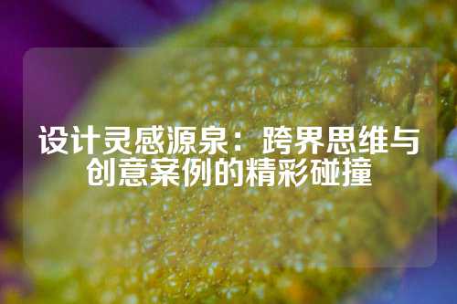 设计灵感源泉：跨界思维与创意案例的精彩碰撞