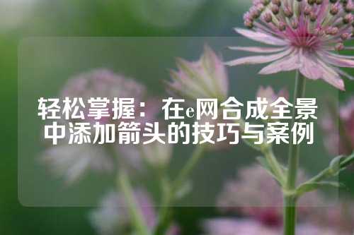 轻松掌握：在e网合成全景中添加箭头的技巧与案例