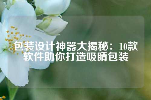 包装设计神器大揭秘：10款软件助你打造吸睛包装