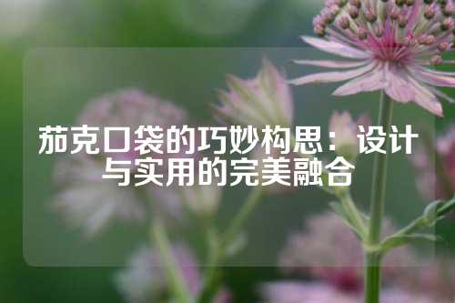 茄克口袋的巧妙构思：设计与实用的完美融合